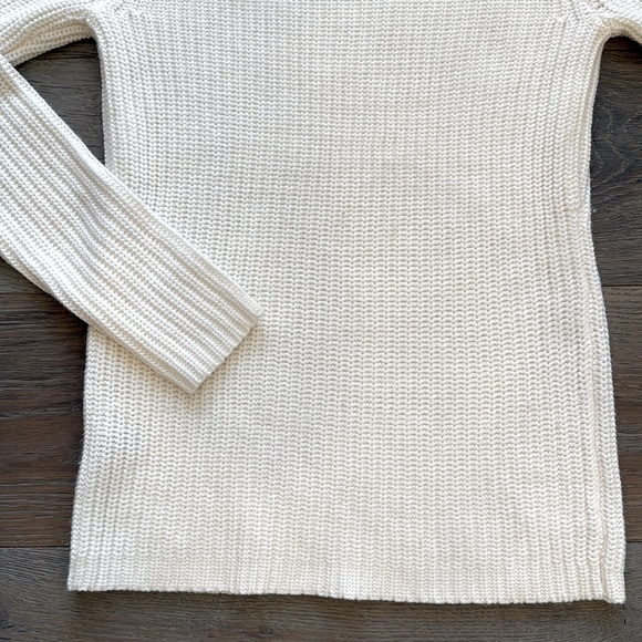 Forenza White Shaker Knit Cowl Neck Sweater Excellent Condition 💯Acrylic- Small - Picture 3 of 7